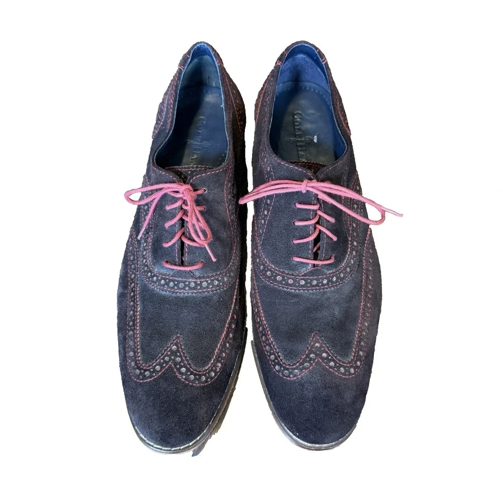 Cole Haan Men's 13 Suede Lace Up Dress Shoes